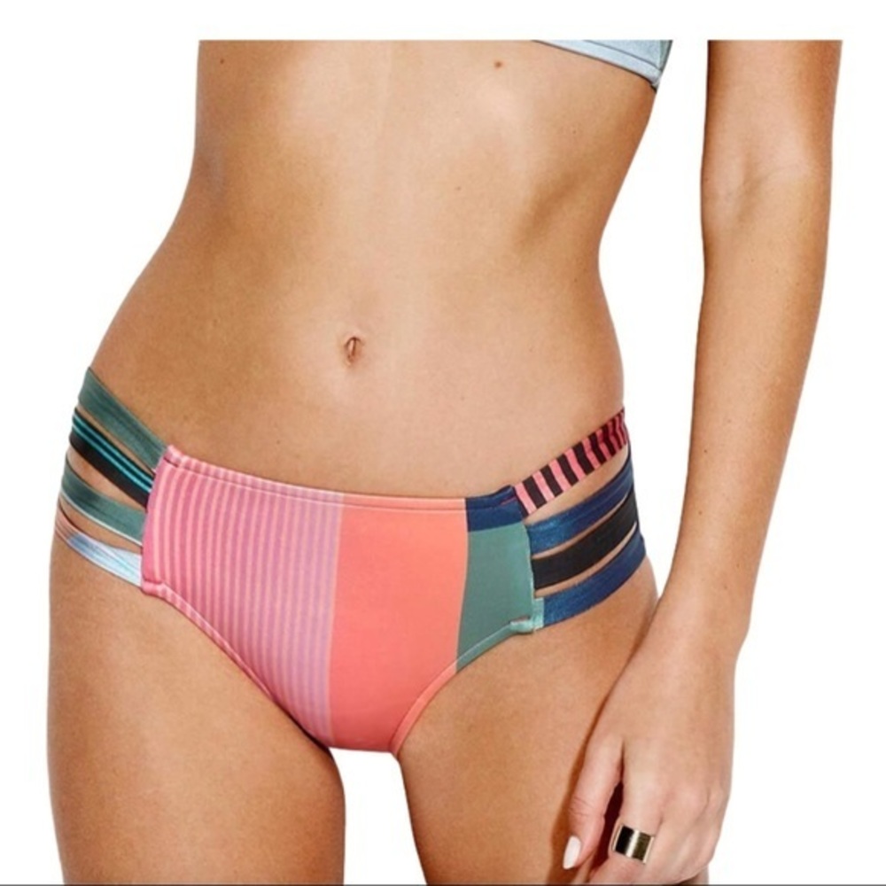 SEAFOLLY MODERN ART MULTI STRAP HIPSTER NWT 10